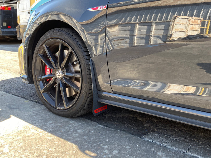 Load image into Gallery viewer, Volkswagen GTI Performance Rally Mud Flaps 2015+
