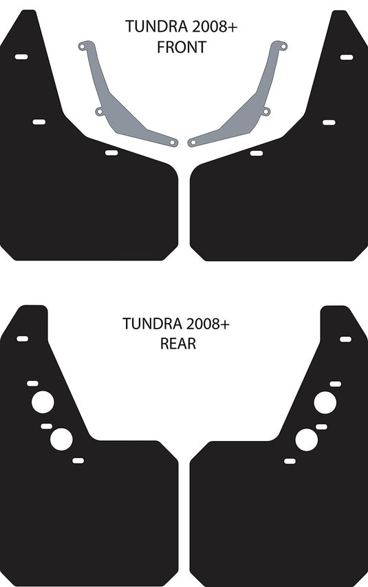 Toyota Tundra 2008-2021 Trophy Sport Mud Flaps