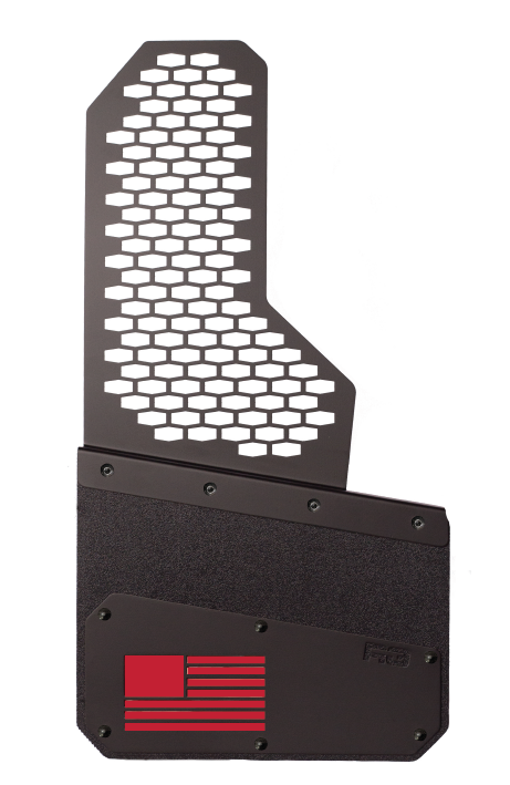 REK-mesh X Merica Universal Offset Mud Flaps - 1 Set = 2 flaps