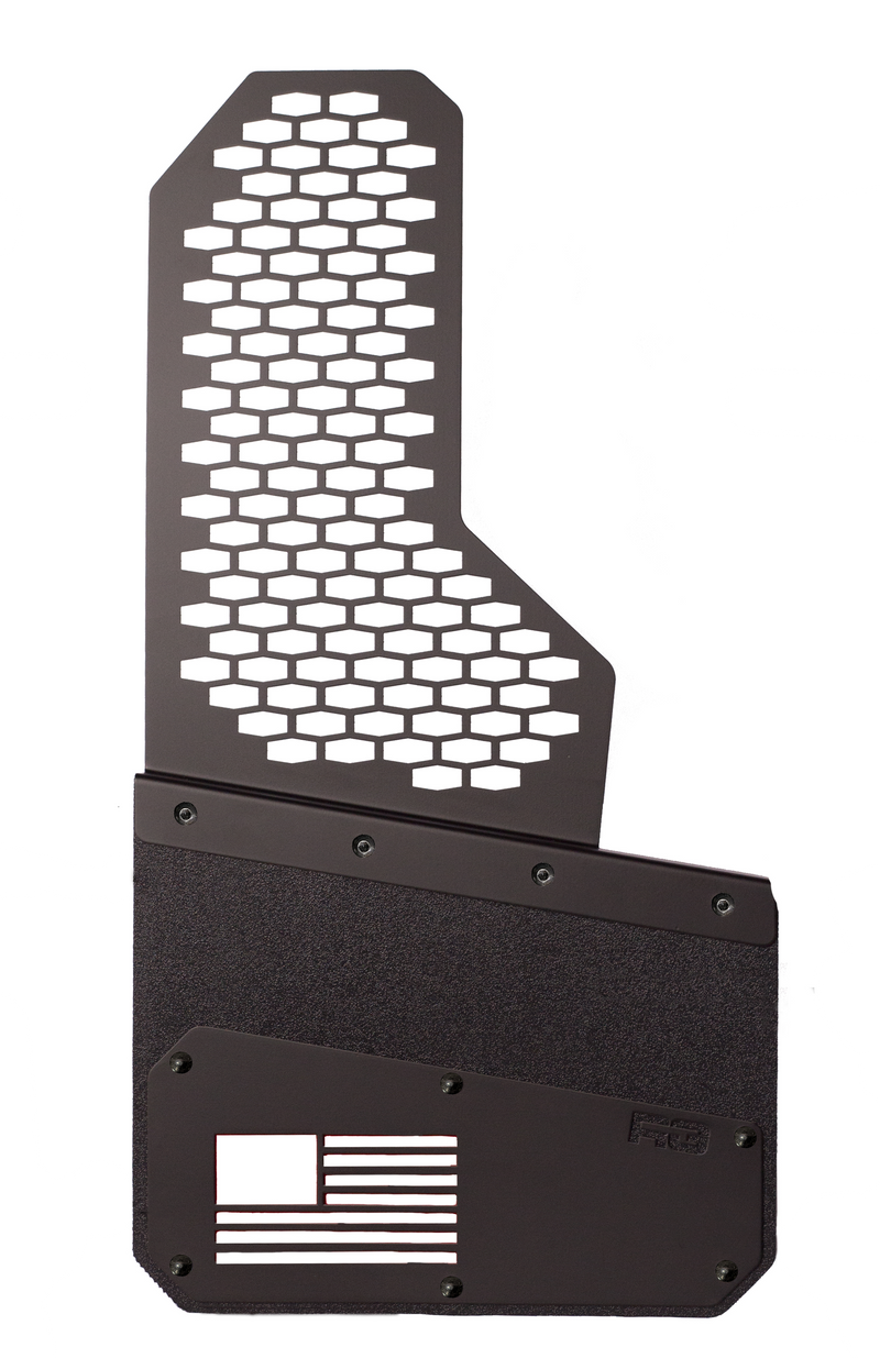 Load image into Gallery viewer, REK-mesh X Merica Universal Offset Mud Flaps - 1 Set = 2 flaps